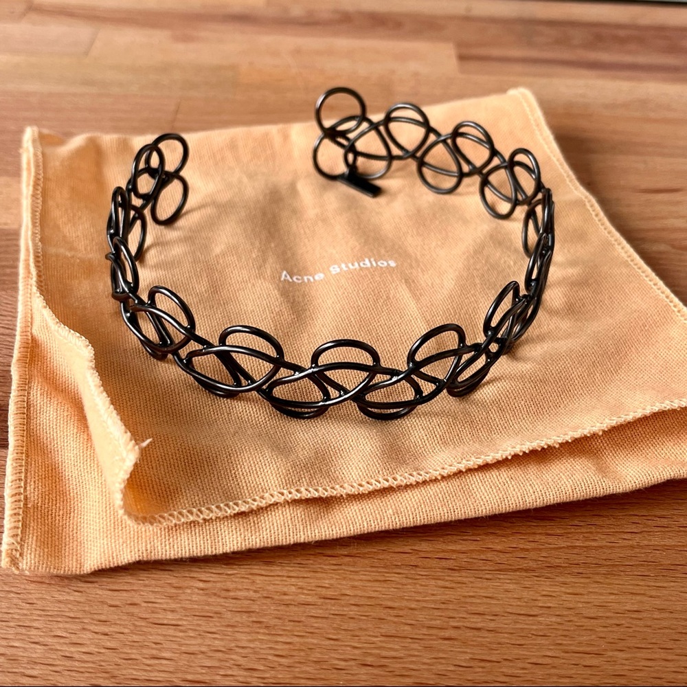 Acne Studios “Fabi” Choker (Small) with Box and Dustbag